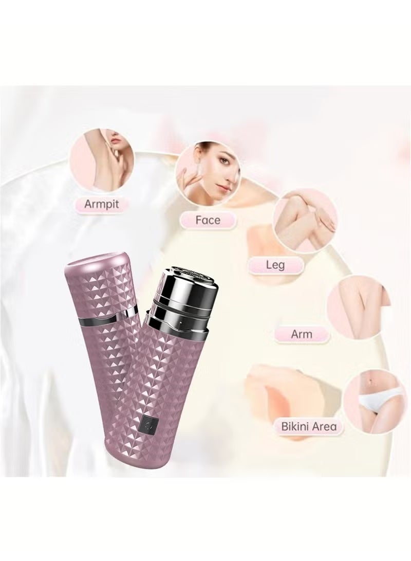 بينكو جهاز إزالة الشعر والحلاقة للمرأة - منتجات إزالة الشعر مع بطارية قابلة لإعادة الشحن للوجه والذراعين والساقين والذراعين والحلاقة الكهربائية غير الألمية للمرأة والسفر المحمول - Image 2